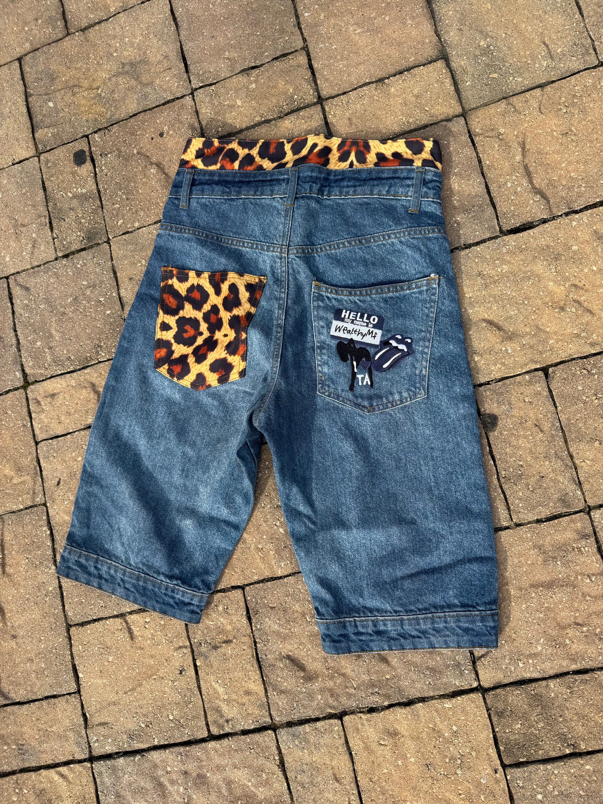 MIRRORED JORTS